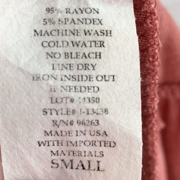 Pinc Dusty Rose Sleeveless Drop Waist Mini Dress - Picture 4 of 6